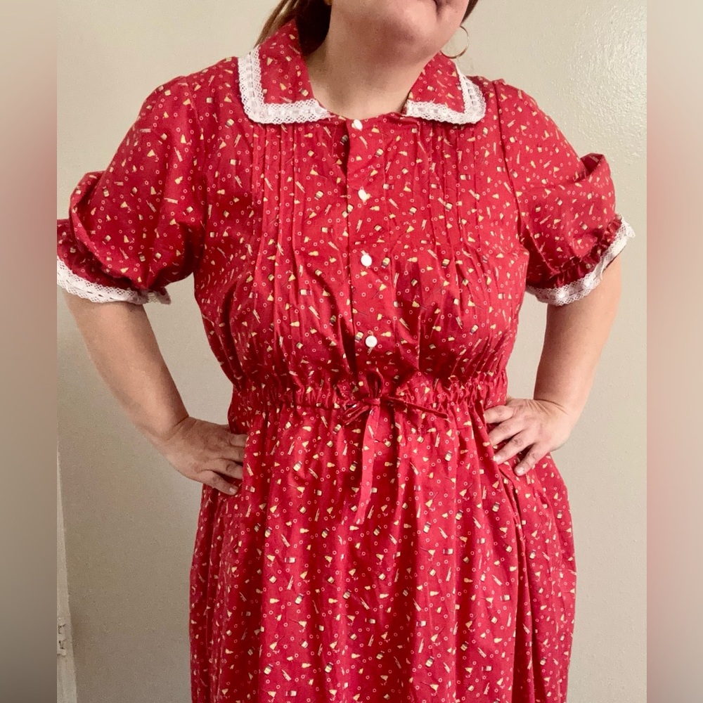 Country Cottage Dress, 2X